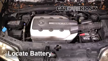 2006 Acura MDX Touring 3.5L V6 Battery Replace